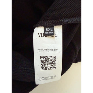Versace Medusa Logo Hoodie Black Gold Men 5XL 1011853 1A14057 NWT $1050
