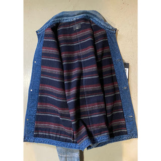 New $1650 Saint Laurent Men Fifties Denim Jacket Sun Dirty Blue XL