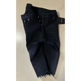 NWT $790 Saint Laurent Men High Rise Jeans Short Pants Black 33 ( Measured 36 )