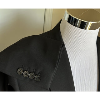 Saint Laurent Men’s Satin Jacket Blazer Black 40R US/50R Eu New $2900