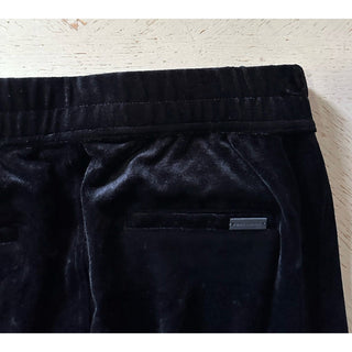 Saint Laurent Men Velvet Drawstring Jogging Sweatpants Pants Black L NWT $1190