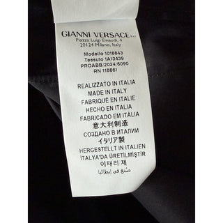 Versace Medusa Chains Short Sleeve Shirt Black 54 Eu (2XL) 1018843 IT NWT $1475