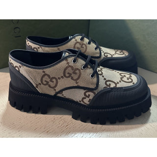 Gucci Mens GG Logo light weight Shoes Black/Camel 14 US/13 UK 699552 New