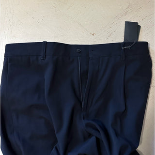 NWT $1495 Giorgio Armani Men Wool Dress Pants Navy 38 US/54 Eu