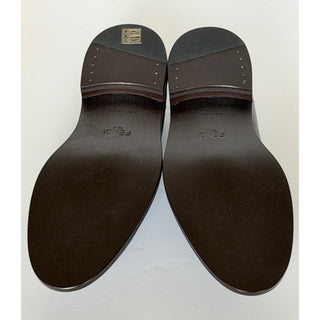 Fendi FF Penny Loafers Brown Calf Leather Men 10 US (9 Fendi) 7D1645 NIB $1250