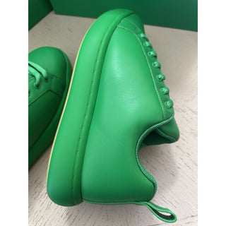 NIB $990 Bottega Veneta Men Leather Sneakers Shoes Green 9 US/42 Eu 716198