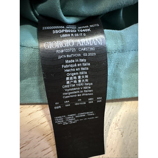 Giorgio Armani Men Linen Drawstring Bermuda Short Pants Green 40/56 NWT $875