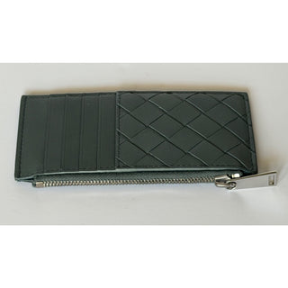 Bottega Veneta Men's Intrecciato Leather Card Case Slate 691379 Italy NIB $520