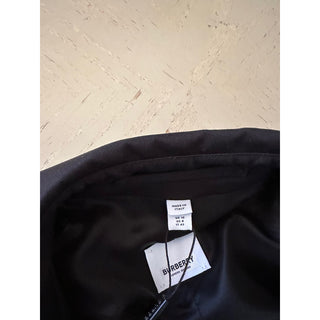 Burberry Women BT Waterloo Gabardine Trench Coat Black/Blue 8US/42 It New $2890