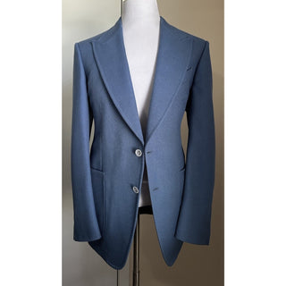 NWT $5890 TOM FORD Men Shelton Sport Coat Jacket Blazer Avian Blue 46R US/56R Eu