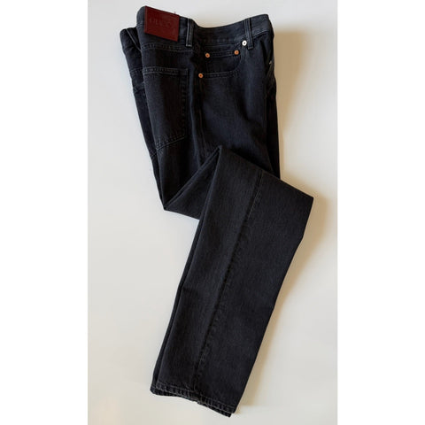 Gucci Women’s Dark Grey Denim Straight Leg Jeans Pants Size 27 Italy 788822 NWT
