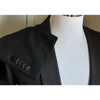 NWT $3500 Gucci Men’s Tuxedo Suit Black Size 46R US/56R Eu Italy