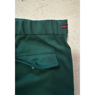 NWT $1100 Gucci Men Drawstring Short Pants Green Size 32 US/48 Eu Italy