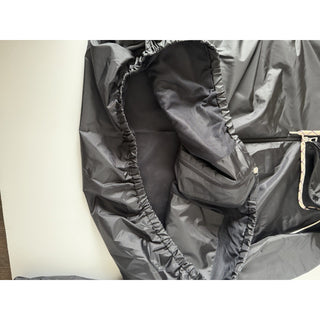 Gucci Men’s Nylon Satin Hooded Windbreaker Jacket Black 46 US (56) 68937 IT NWT