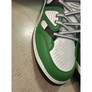 New Gucci Men Demetra Basket Sneakers Green/Black/White 15 US/14 UK 697882