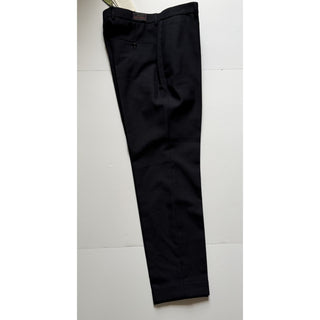 Gucci Wool Twill Pleated Trousers Dark Navy Men 34 US (IT 50) 770255 NWT $1150