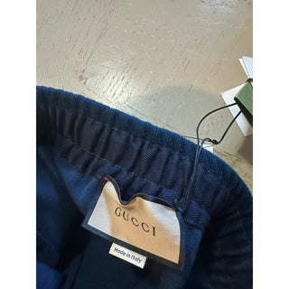 NWT $1350 Gucci Men Short Pants Blue/Multiclor Size L