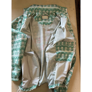 NWT $1900 Gucci Men's Oversized Track Jacket Green/white Size 40 US/50 Eu Italy