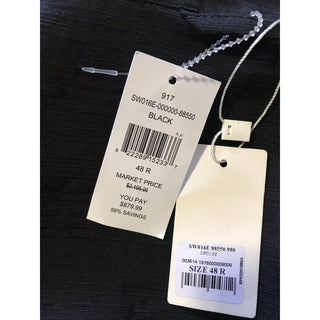 NWT $2195 Eidos Men’s Textured Stylish Jacket Coat Black 38 US ( 48 Eu ) Italy