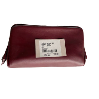 NWT $1020 Bottega Veneta Leather Bordeaux Small Toiletry Case Pouch 575557 Italy