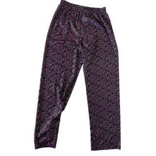 Versace Print Women’s Swim Robe Pants Black/Pink 2 US (38) IT 101013 NWT $1095