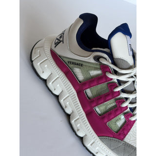 Versace Women’s Trigreca Barocco Sneakers White 7.5 US (37.5 EU) IT 1004182 NIB