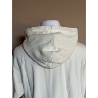 Gucci 1921 GG Logo Graphic Hoodie Ivory Cotton Sweatshirt Women’s S 863037 NWT