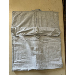 Brand New Brunello Cucinelli Garment Coat Bag Gray