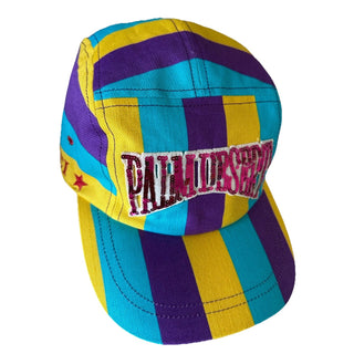 Gucci Men Baseball Cap Gucci Logo hat Yellow/Blue/Purple Size L New 751544