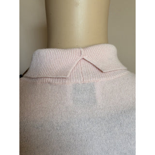 Burberry Moira Cashmere Turtleneck Sweater Soft Pink Medium 8091231 NWT $1250
