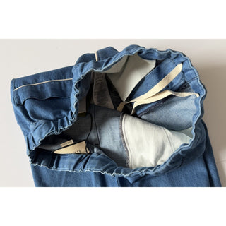 Gucci Denim Bermuda Shorts Bright Blue G Patch Men’s 34 US (50 Eu) 753107 IT NWT
