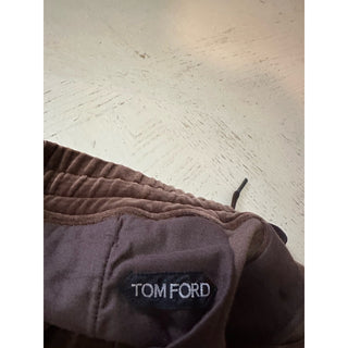 TOM FORD Mens Velvet Sweatpants Pants Brown 40 US/56 Eu Italy NWT $1440