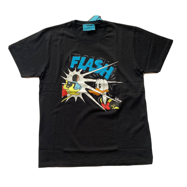 NWT Gucci Donald Duck Flash Disney Black Jersey T-Shirt Small (Oversized) 548334