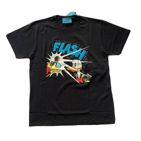 NWT Gucci Donald Duck Flash Disney Black Jersey T-Shirt Small (Oversized) 548334