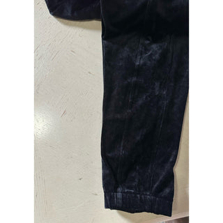 Saint Laurent Men Velvet Drawstring Jogging Sweatpants Pants Black L NWT $1190