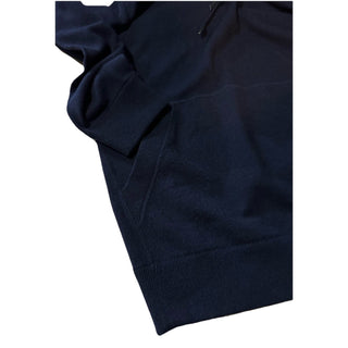 NWT $2490 ZEGNA Cashmere Hoodie Sweater Pullover Navy 56 Eu ( XXL ) Italy