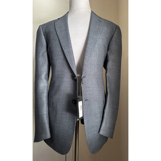 Giorgio Armani Men Sport Coat Jacket Blazer Blue/Gray 46R US/56R Eu NWT $2895
