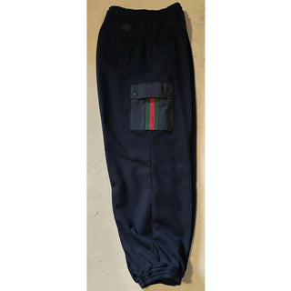 Gucci Men’s Cargo Cotton Jersey Sweatpants Black Size 2XL Italy 752189 NWT $1650