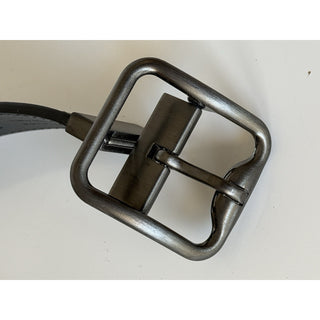 Burberry Reversible Check B Buckle Leather Wide Belt 46/115 8098126 IT NEW $550
