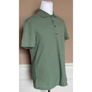 Versace Embroidered Pique Cotton Polo Shirt Green Men 6XL 1011851 NWT