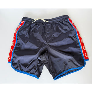 Gucci Men's Boxer Blue Nylon Swim Shorts 28 US (44 Euro) Italy 577800