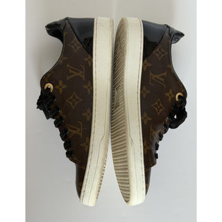 Louis Vuitton Women’s Monogram Frontrow Brown Sneakers Size 8.5 US (38.5 Eu) IT