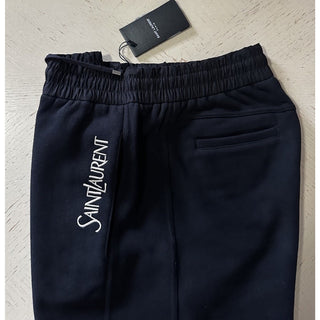 NWT $990 Saint Laurent Men Drawstring Short Pants Black Size L