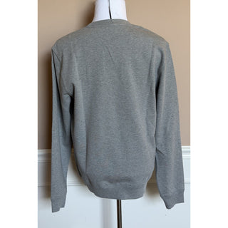 Versace Embroidered Non-brushed Sweater Gray 6XL 1011852 NWT $1000