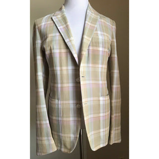 Ermenegildo Zegna Couture Sport Coat Blazer Multi-Color 42 US ( 52 Eu) New $2795