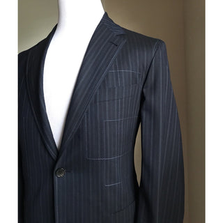 New $2100 Salvatore Ferragamo Sport Coat Blazer DK Blue 40R US ( 50R Eur ) Italy