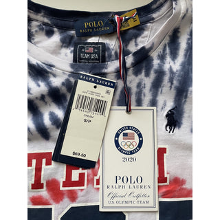 Polo Ralph Lauren Multicolor Short Sleeve Team USA T-Shirt Small NWT