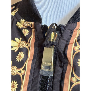 Versace Men's Reversible Blouson Jacket Black/Gold 48 US (58) 1012269 NWT $2000