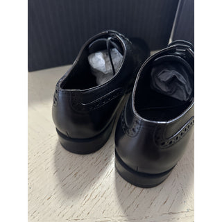 ZEGNA Derby Dress Shoes Black 10 US/43 Eu Italy New $890