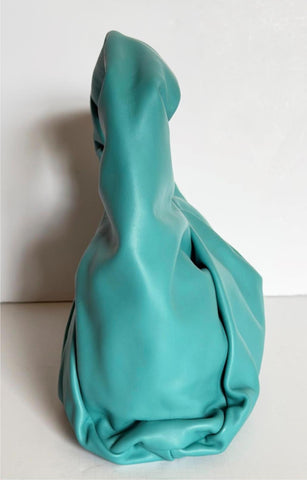 Bottega Veneta Medium Leather Shoulder Hobo Bag Linoleum 610524 Italy NWT $3000